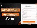 JavaScript Validation in HTML Registration Form JS Topics
