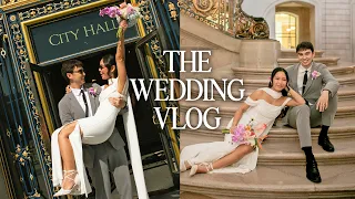 WE GOT MARRIED! 💍 a look inside our intimate civil ceremony + my DIY bridal bouquet