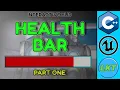 Create a Interactive HUD Health Bar Unreal Engine 5 C Part One