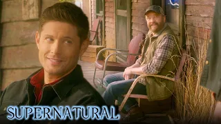 Bobby Welcomes Dean to Heaven Supernatural