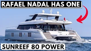 RAFAEL NADAL has one of these… SUNREEF 80 POWER “KOKOMO” LUXURY CATAMARAN Yacht Tour
