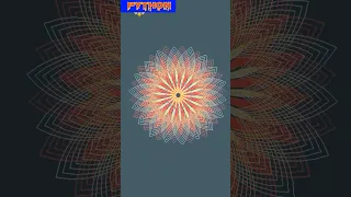 Python Turtle Graphics Amazing Colorful Pattern Design in Python