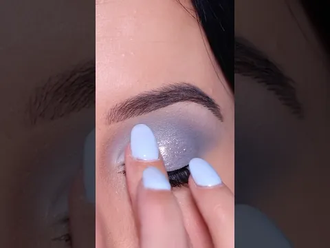 Soft cool eye look for beginners #shorts