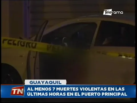 Al menos 7 muertes violentas en las últimas horas en el puerto principal