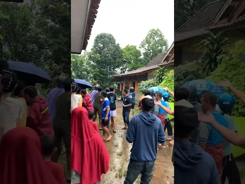 kejadian yang sangat mengerikan sekali ‼️‼️ #longsor #banjir #musibah #bencanaalam