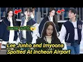 Lagu Lee Junho and Imyoona CAUGHT😱Wearing the Same outfits Heading to Taipei Fan Meeting .