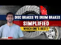 Are disc brakes really safer than drum brakes Simplified