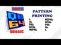 STRING PATTERN PRINTING in QBasic Part 3 Using RIGHT Make Easy