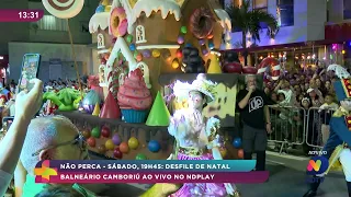 Desfile de Natal volta a encantar a Avenida Atlântica nesta quarta-feira