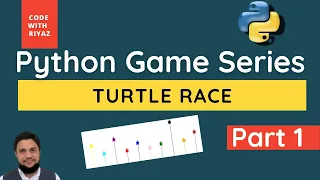 Python Games Turtle Race Game Coding For Kids in Python Part 1