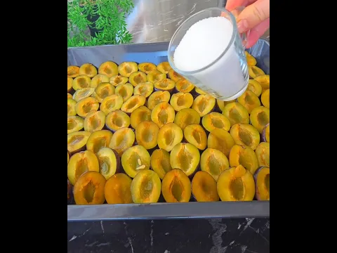 mürdüm eriği reçeli nasıl yapılır  👌 Fırında tam kıvamında erik reçeli tarifi