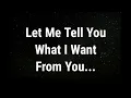 Download Lagu 💌 Let me finally tell you what I truly want from you… current thoughts and feelings