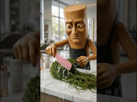 नाई के बाल 😱 ~ mini wood toy-wood working art skill wood / hand crafts #shorts