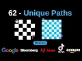 Leetcode - 62 Unique Paths Medium in Java Python