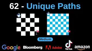 Leetcode - 62 Unique Paths Medium in Java Python
