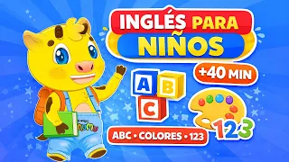 INGLÉS PARA NIÑOS | ABC, NÚMEROS, COLORES | AMIGO MUMU +40 MIN