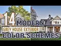 14 Modern Grey House Exterior Color Schemes