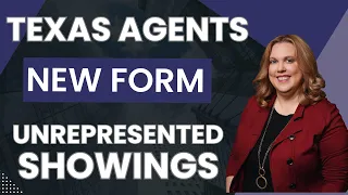 New 2026 Texas Real Estate Forms How to Use TXR 1508 Unrepresented Customer Showing Form