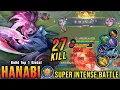 Download Lagu Hanabi 27 Kills + MANIAC!! Super Intense Battle!! - Build Top 1 Global Hanabi ~ MLBB