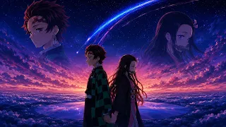قد مرت أمي في حلمي مثل النجمي بدون موسيقى انمي قاتل الشياطين  دندنها
