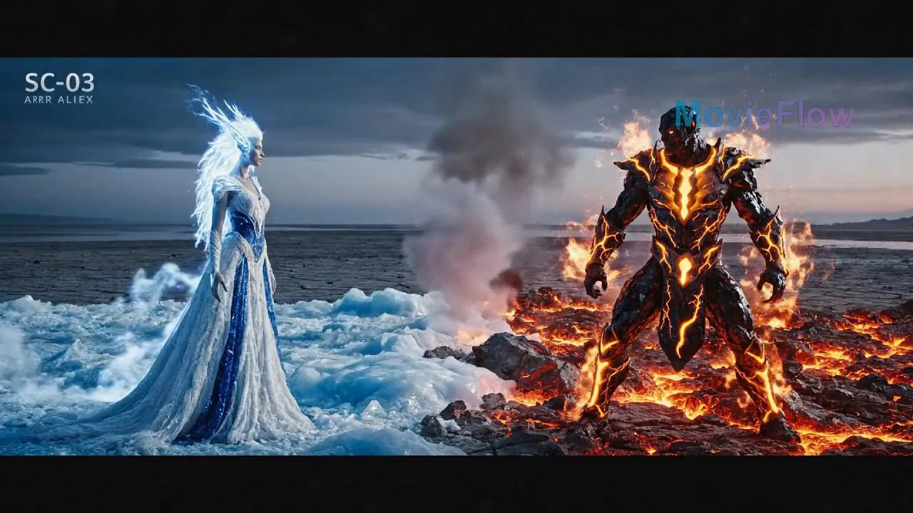 Phoenix Warrior vs Ice Queen | Fire vs Ice - Epic Battle