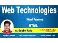Html Frames Web Technologies Tutorial Mr Subbaraju