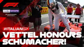 Vettel Drives Schumacher’s Iconic F2002 at Monza! | Formula 1 Italian Grand Prix 2026