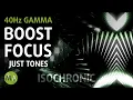 Download Lagu 40Hz Gamma Focus \u0026 Attention Isochronic Tones, Intense Mental Boost