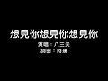 八三夭 ♪ 想見你想見你想見你 繁體歌詞 想見你 只想見你 未來過去 我只想見你 穿越了 千個萬個 時間線裡 人海裡相依 320k 動態歌詞 Lyrics ♬ 高音質 KTV Aina Music