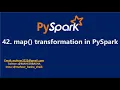 42 map transformation in PySpark Azure Databricks
