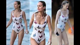 Beautiful and sexy Brie Larson spotted in bath suit in Hawaii