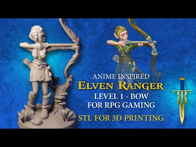 Elf Ranger Female Level 1 - Bow video thumbnail