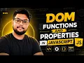 DOM Functions and Properties in JavaScript Complete Beginner Guide