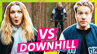 Download Krasser Sturz beim Downhill! Ari vs. Marc auf dem Mountainbike || Das schaffst du nie! MP3