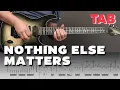 Download Lagu NOTHING ELSE MATTERS - METALLICA | Guitar TAB | Lesson | Cover | Tutorial