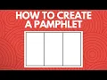 How to Make a Pamphlet on Google Docs