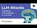 Exploiting Vulnerabilities in LLM APIs