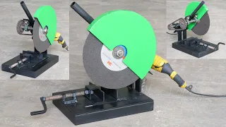 How To Make Homemade Chop Saw Using Drill Machine | DIY Chop Saw Machine | Homemade Metal Chop Saw