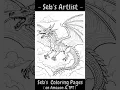 Dragon Coloring Book Enchanting Fantasy Coloring Pages with Magical Dragon for Adults and Kids