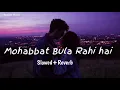 Lagu Mohabbat Bula Rahi hai (Slowed+Reverb) Lofi Song,Ankit Tiwari,Payal Dev, #lofi #feel #trending