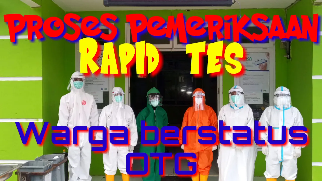 DRIVE THRU CEK RAPID TEST COVID-19 RS SILOAM SURABAYA. 