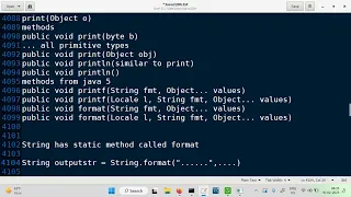 Print streams in Java