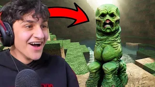 ردت فعلي على ماين كرافت الحياة الواقعية ضد ماين كرافت في العبة 