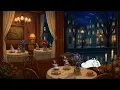 Lost in 1950s paris, listening to vintage oldies on a cozy peaceful night