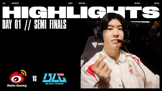 WBG vs BLG | FULL DAY HIGHLIGHTS | Semifinals Day 1 | Worlds 2023