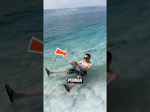 Mustahil Tenggelam Di Laut Bahkan Jika Tidak Bisa Berenang‼️😱