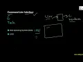 Command Line User Interface Class Pre-9th 9th