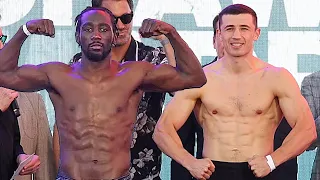 Terence Crawford vs Israil Madrimov Full Weigh In Face Off