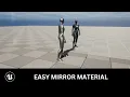 Unreal Engine 5 Mirror Effect Tutorial - How to Use Planar Reflection Material