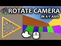 How To Rotate Camera With Mouse Drag In X Y Axes In Unity Unity 3D Tutorial